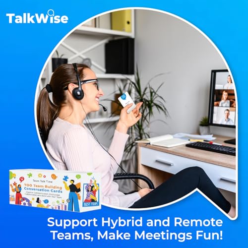 TALKWISE 700 Team Building Conversation Cards for Coworkers