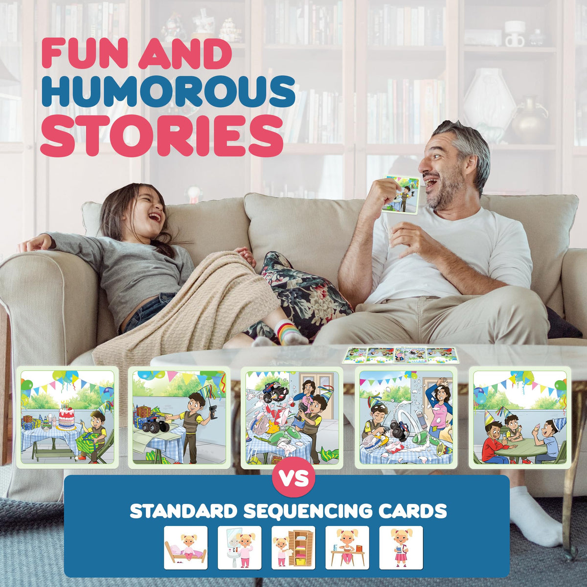 Story Sequencing Cards Speech Learning Game