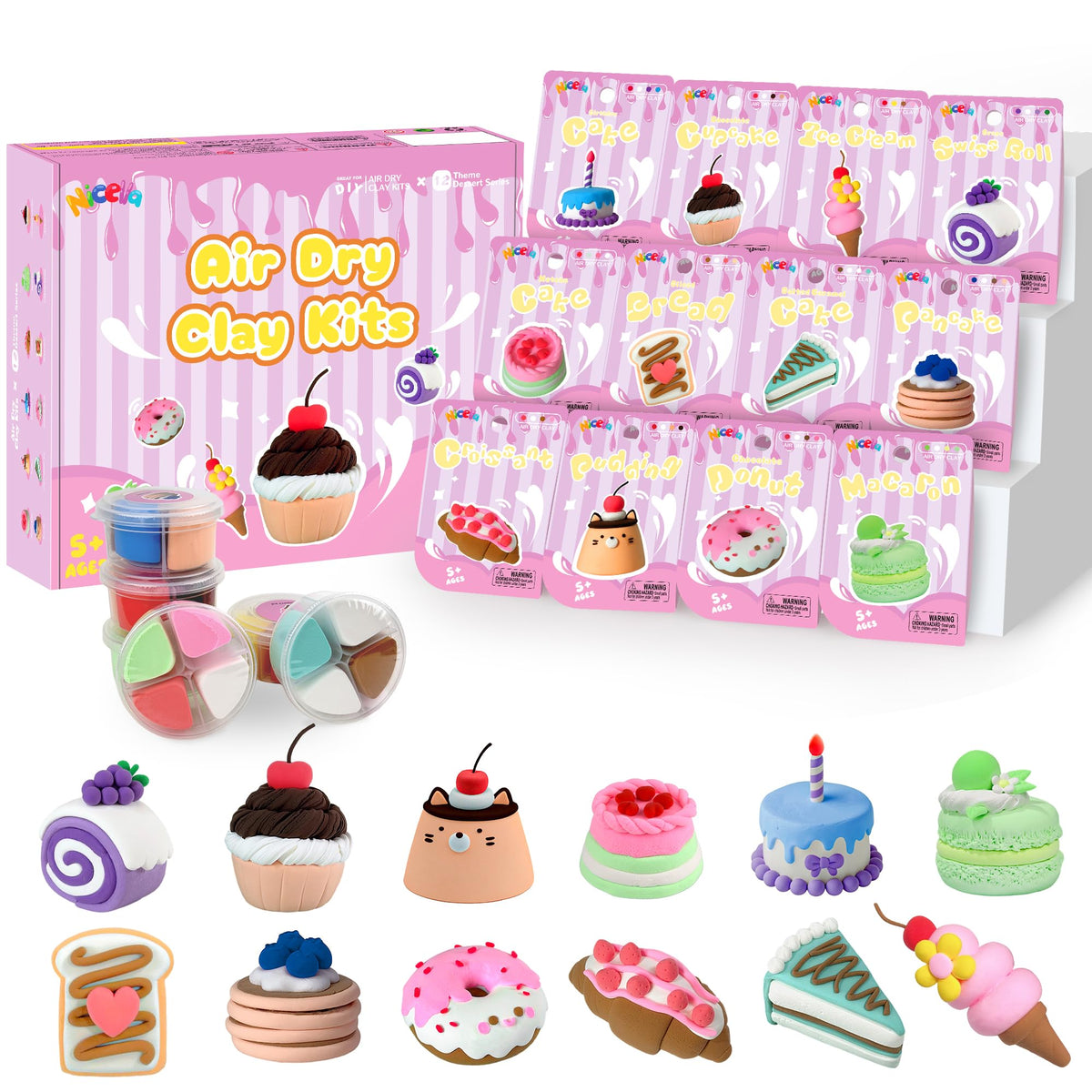 Nicella Air Dry Clay Kit