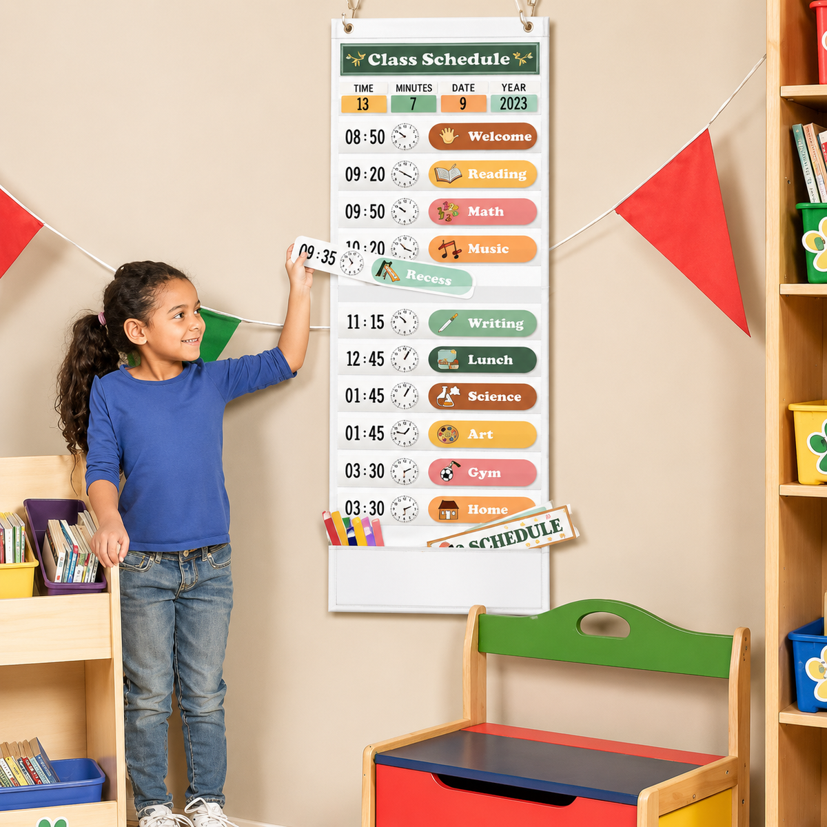 Magnetic Dry Erase Calendar Whiteboard Set