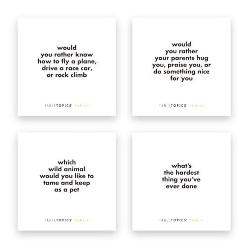 Family Conversation Cards Connection Game