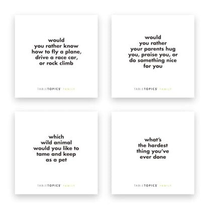 Family Conversation Cards Connection Game