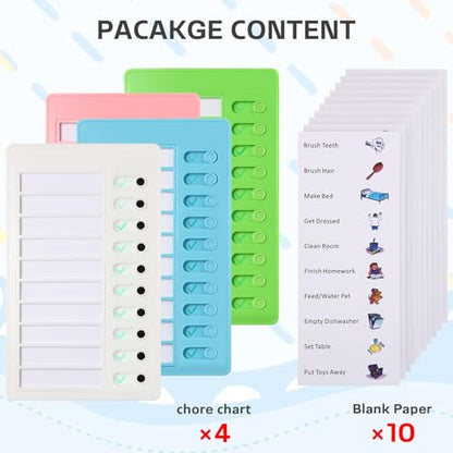 Kids Chore Chart Routine Schedule Board