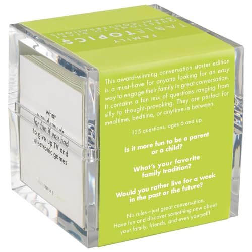 Family Conversation Cards Connection Game