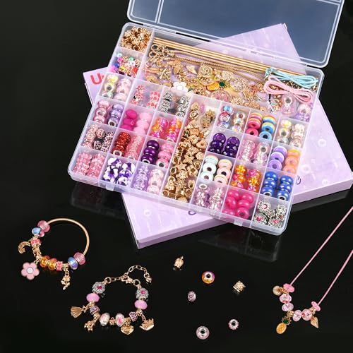 305-Piece Charm Bracelet Making Kit for Kids