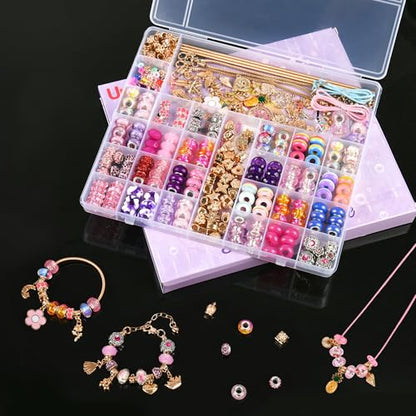 305-Piece Charm Bracelet Making Kit for Kids