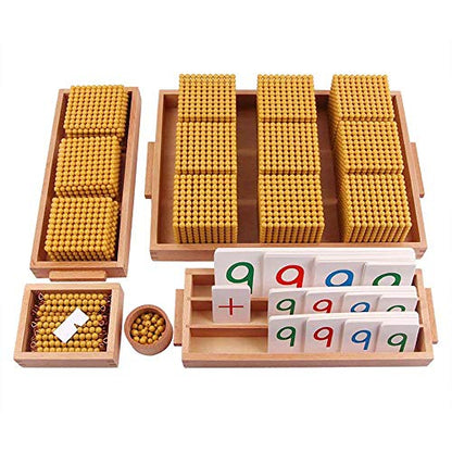 Montessori Golden Beads Decimal Math Set