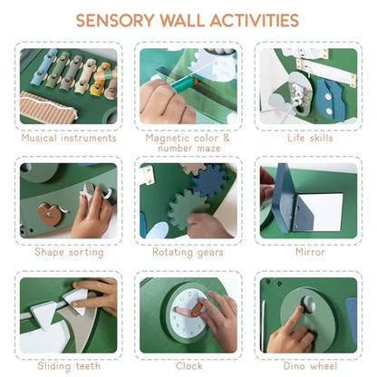 Dinosaur Activity Wall Sensory Board