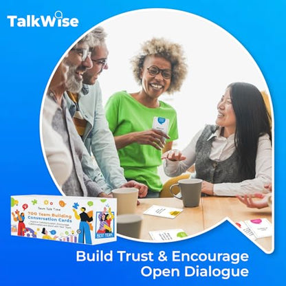 TALKWISE 700 Team Building Conversation Cards for Coworkers