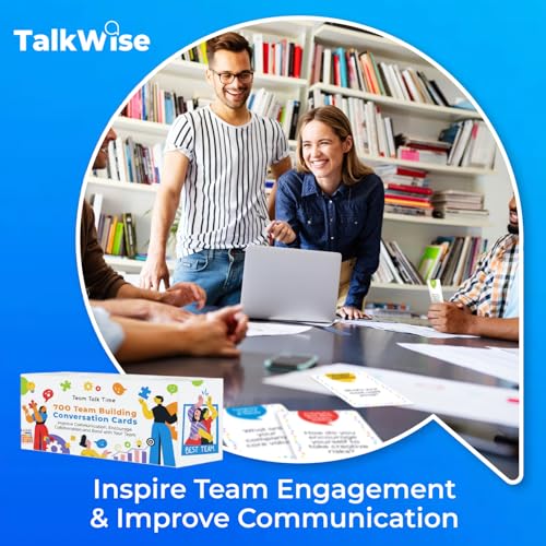 TALKWISE 700 Team Building Conversation Cards for Coworkers