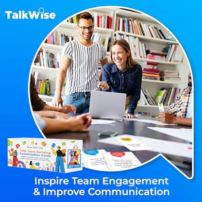 TALKWISE 700 Team Building Conversation Cards for Coworkers