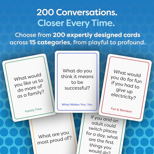 Family Conversation Cards Question Game