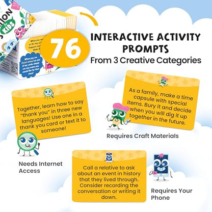 Silly Conversation Cards Kids Family Game