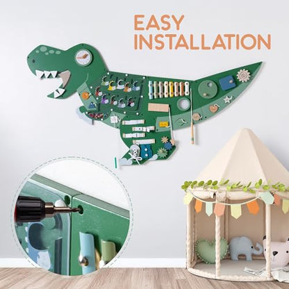 Dinosaur Activity Wall Sensory Board