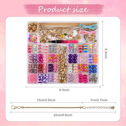 305-Piece Charm Bracelet Making Kit for Kids