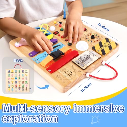 Montessori Busy Board Sensory Learning Toy