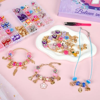 305-Piece Charm Bracelet Making Kit for Kids