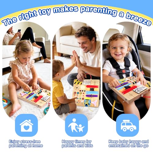 Montessori Busy Board Sensory Learning Toy