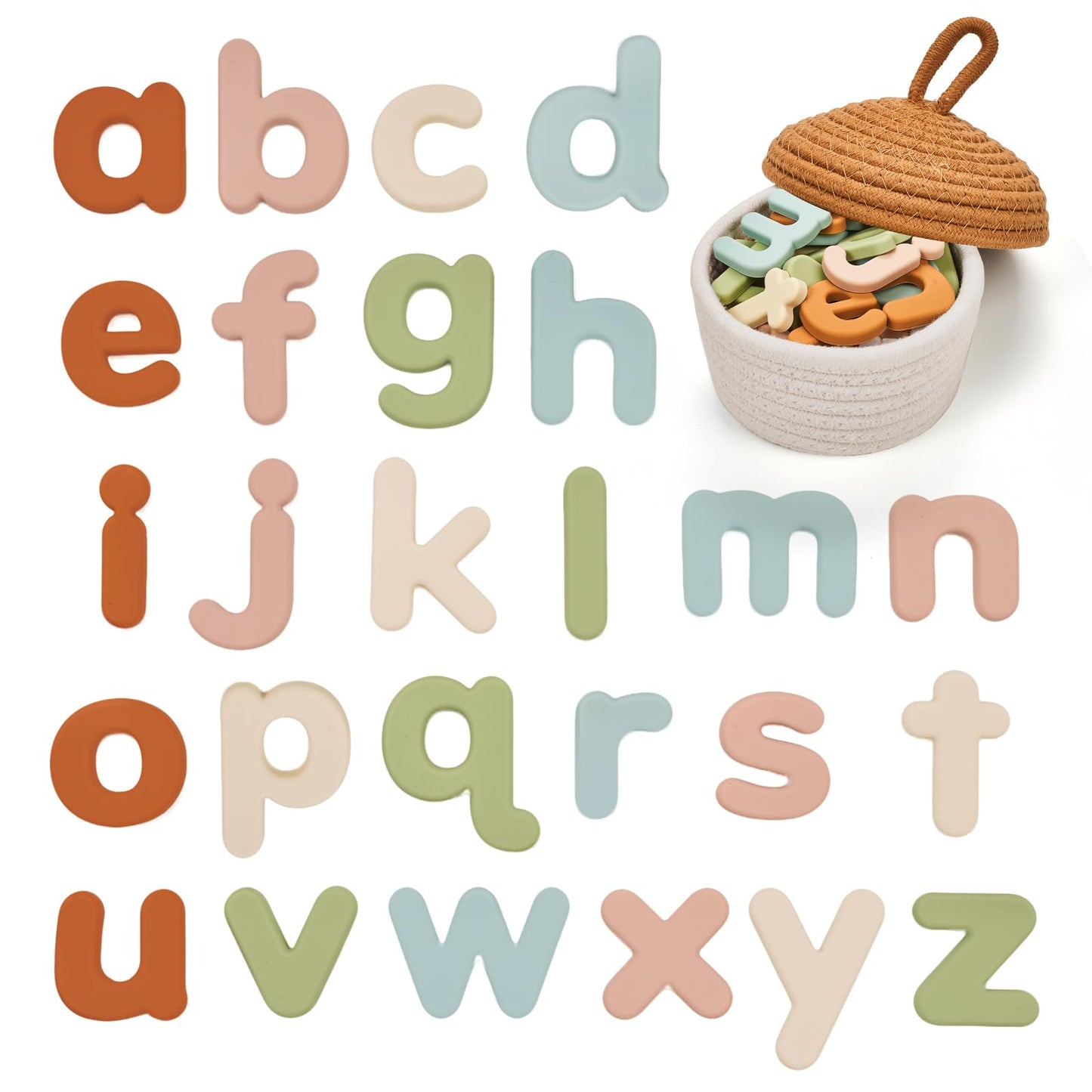 JoyCat Silicone Alphabet Magnetic Letters