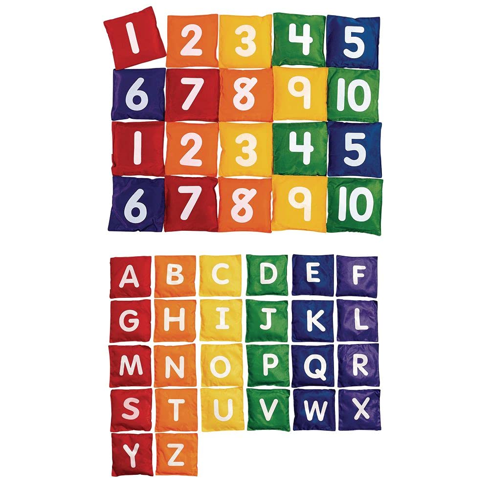 Excellerations Numbers and Letters Bean Bag - Set of 46
