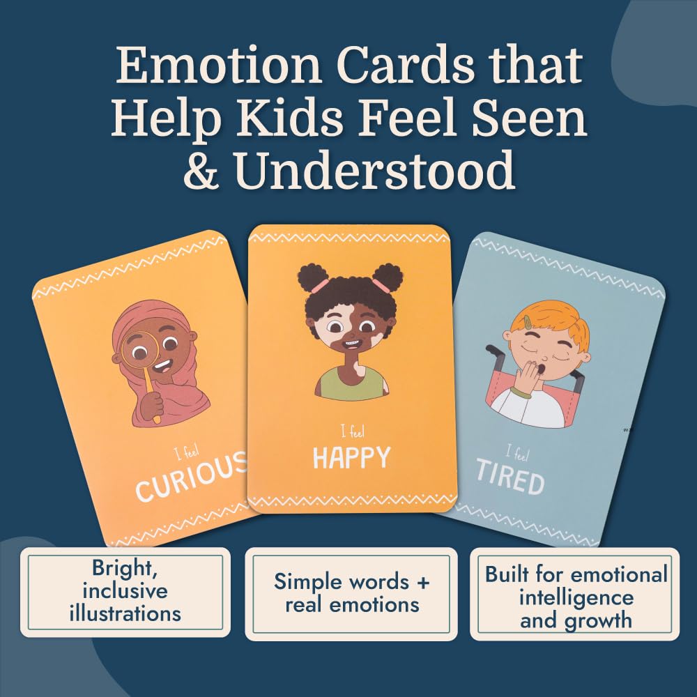 Bilingual Emotion Flashcards for Kids