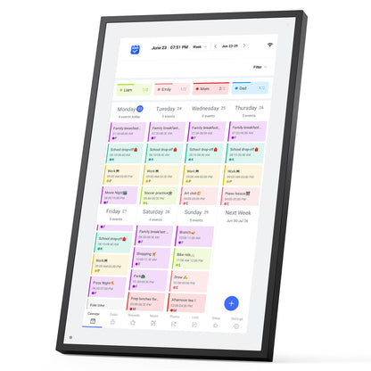 Digital Calendar Planner Display