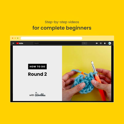 The Woobles Crochet Kit for Beginners