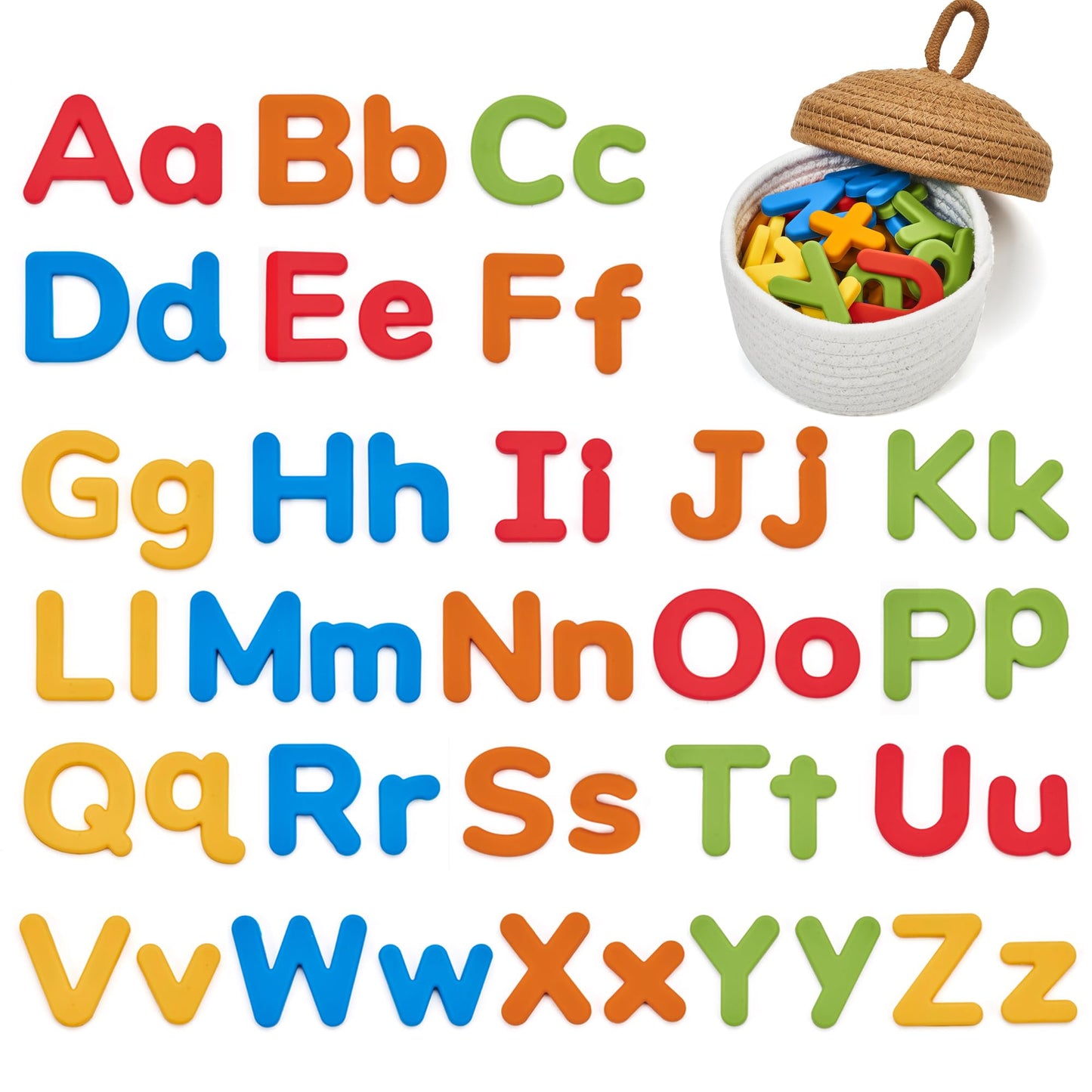 JoyCat Silicone Alphabet Magnetic Letters