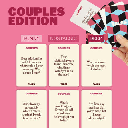 Conversation Starter Cards Family Game