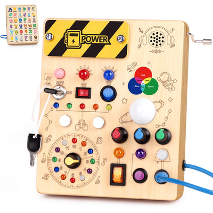 Montessori Busy Board Sensory Learning Toy