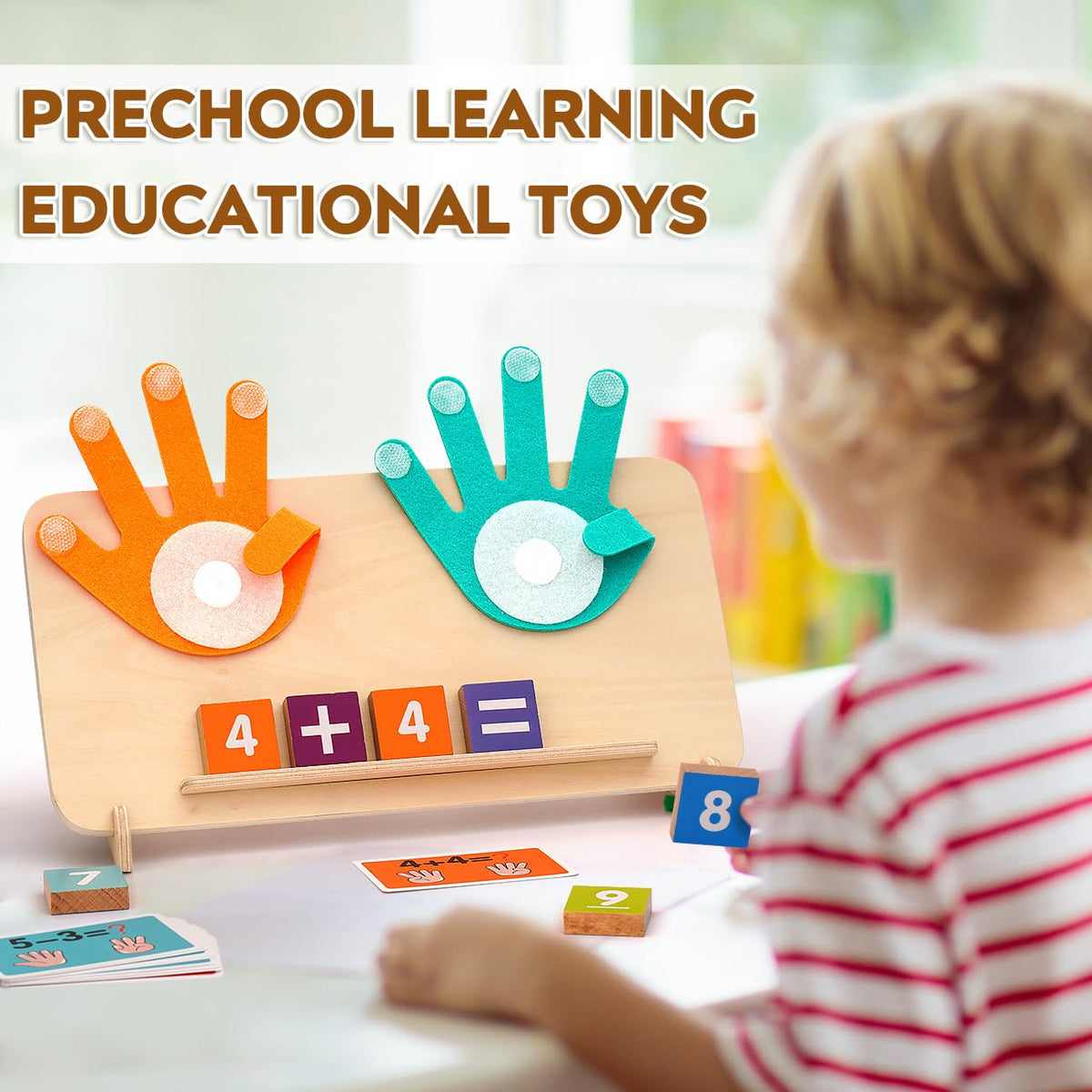 Preschool Math Counting Blocks Learning Toy
