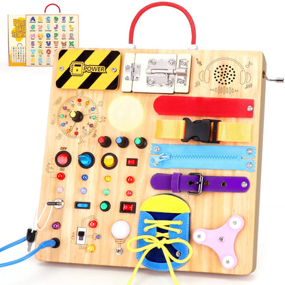 Montessori Busy Board Sensory Learning Toy