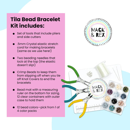 Mack & Rex Tila Starter Kit - Makes 20 Bracelets