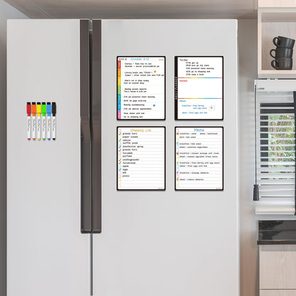 Magnetic Dry Erase Calendar Whiteboard Set