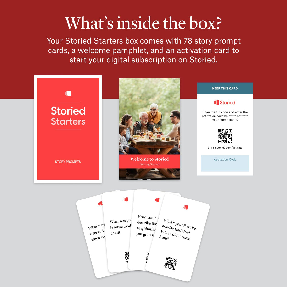 Family History Storytelling Memory Kit