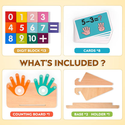 Preschool Math Counting Blocks Learning Toy