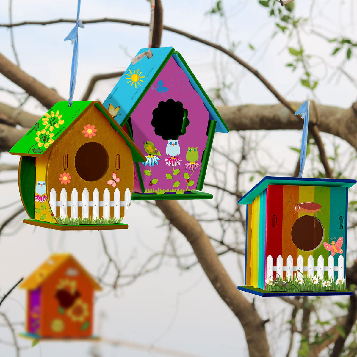 Kids DIY Wooden Birdhouse Craft Kit