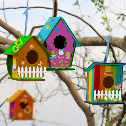 Kids DIY Wooden Birdhouse Craft Kit