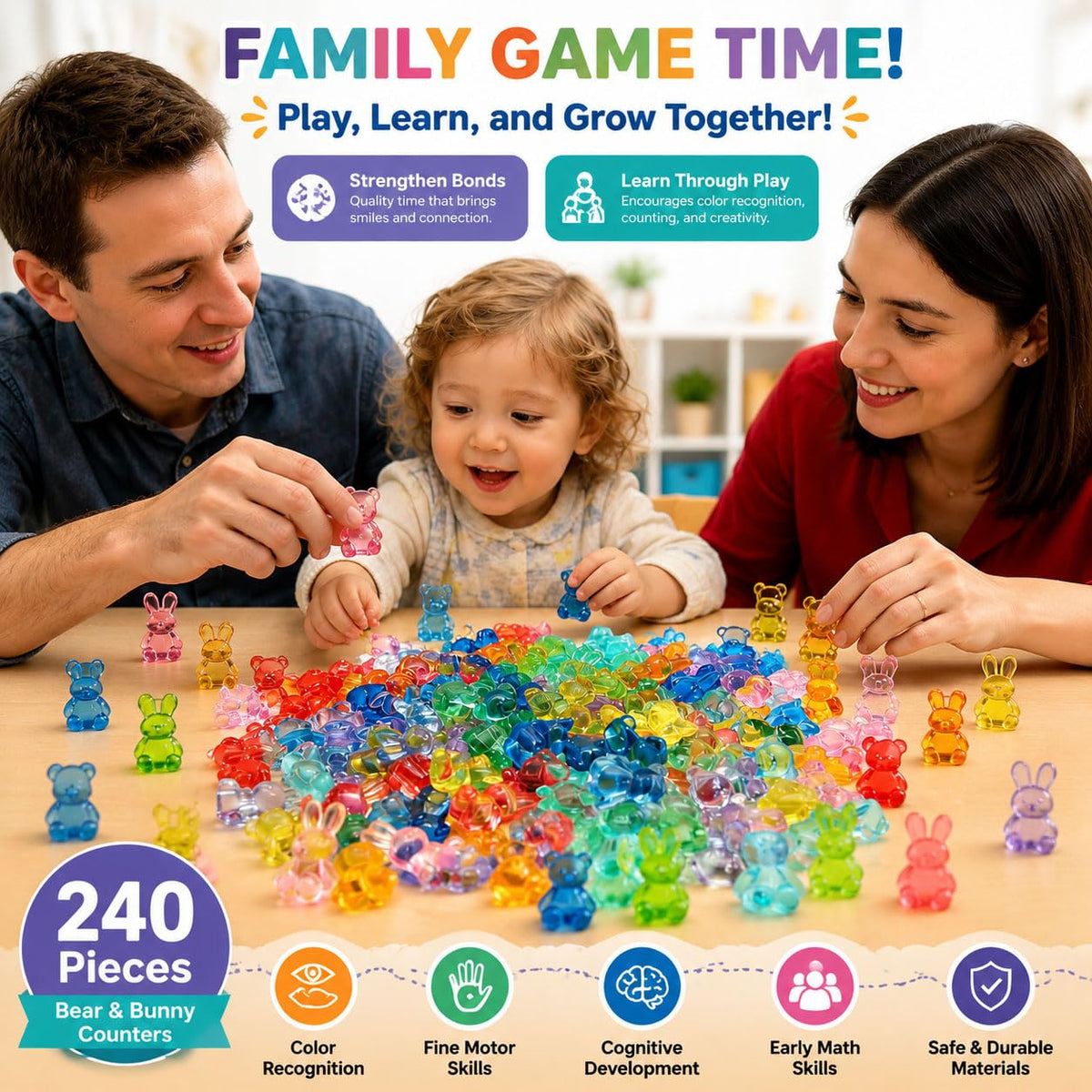 Counting Bears & Bunnies Math Toy Set