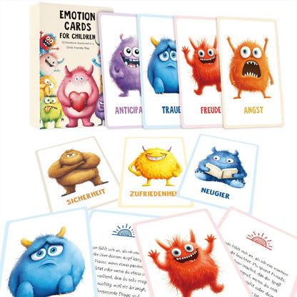 Monster Feelings Emotion Flash Cards