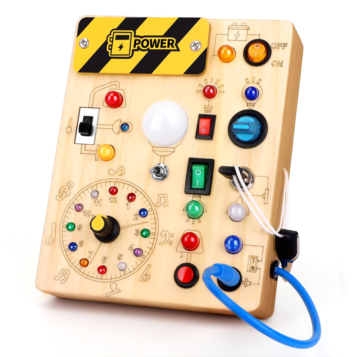 Montessori Busy Board Sensory Learning Toy