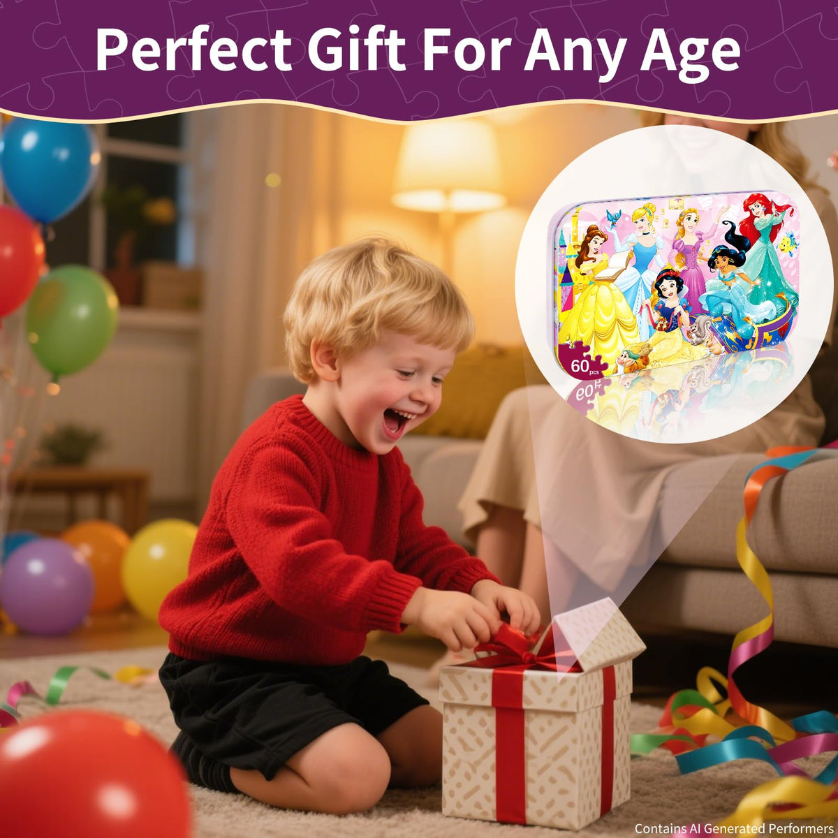 Kids 60-100 Piece Jigsaw Puzzle Set
