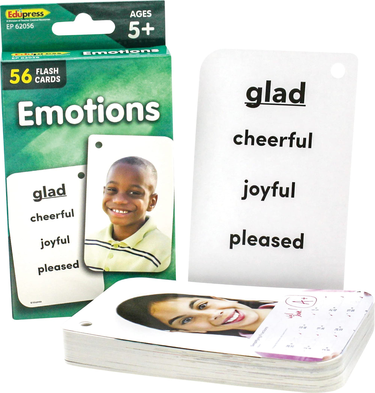 Kids' Emotions & Feelings Learning Flash Cards