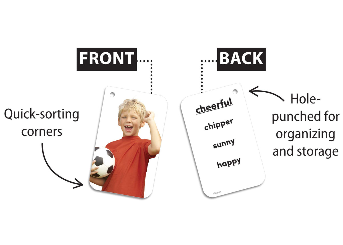 Kids' Emotions & Feelings Learning Flash Cards