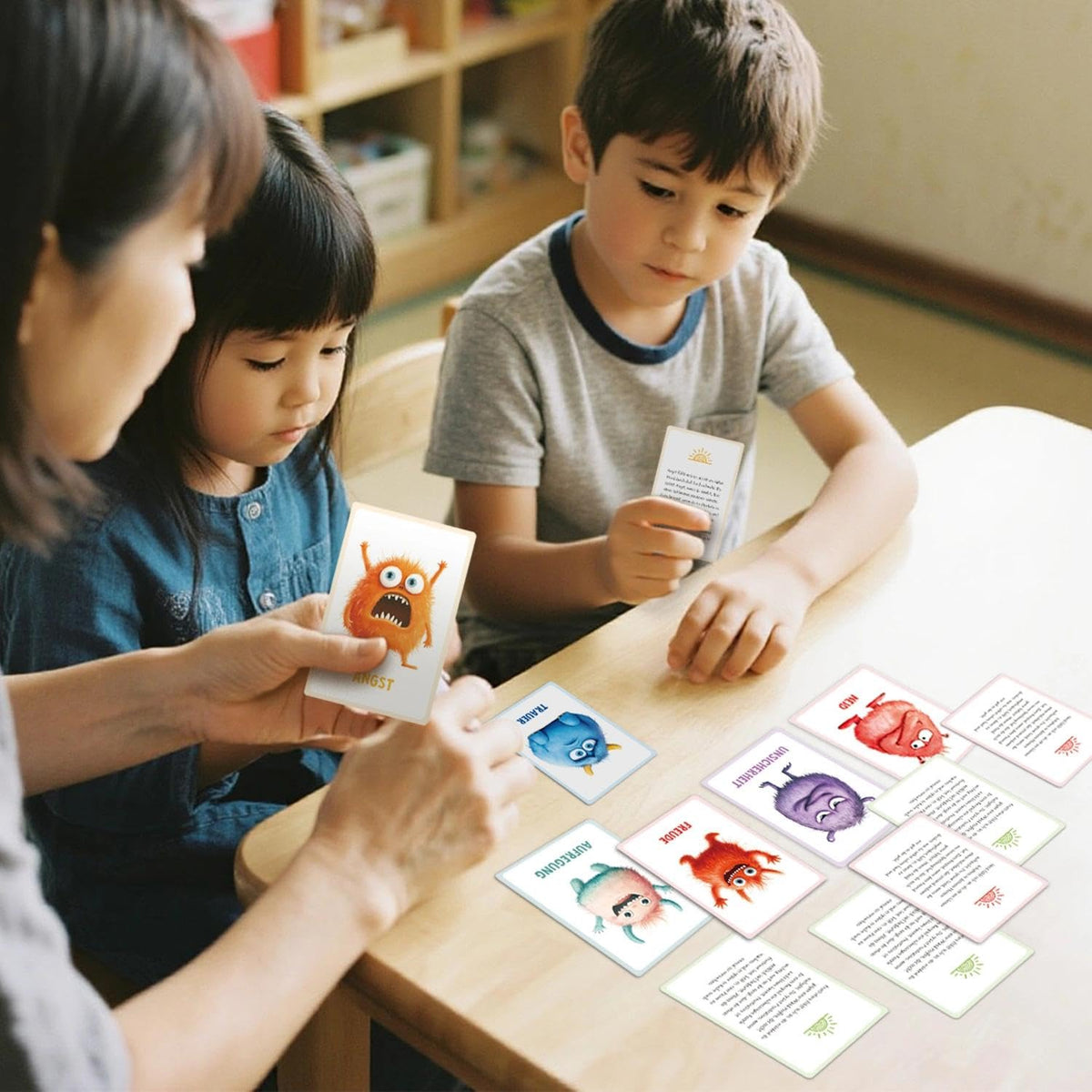 Monster Feelings Emotion Flash Cards