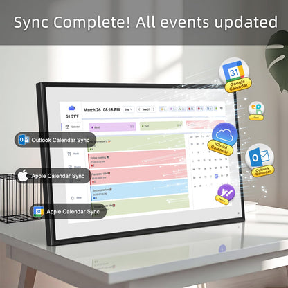 Digital Calendar Smart Chore Planner Display