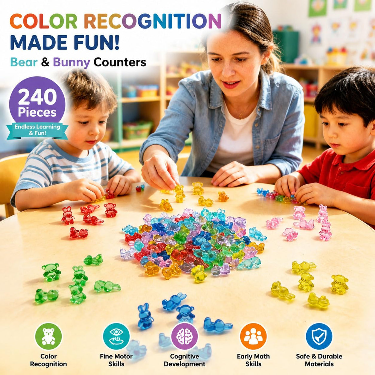 Counting Bears & Bunnies Math Toy Set
