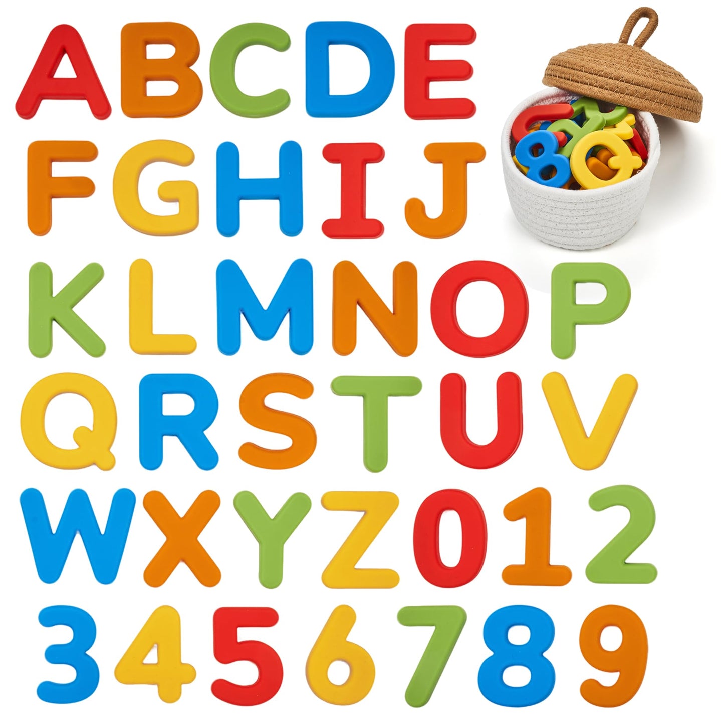 JoyCat Silicone Alphabet Magnetic Letters