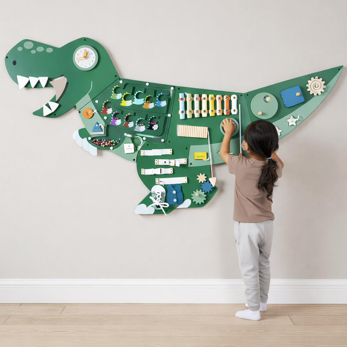 Dinosaur Activity Wall Sensory Board