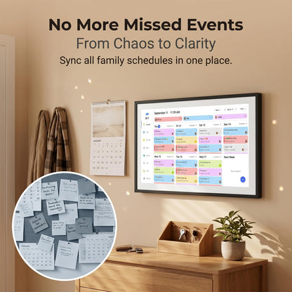 Digital Calendar Planner Display